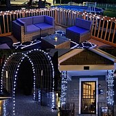 cheap Solar String Lights-Solar Copper Wire Lights Led Fairy Lights String Outdoor Waterproof Ground Plug Decorative Lights Christmas Lights