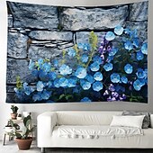 Недорогие пейзаж гобелен-Настенный кирпич, висящий гобелен, настенная живопись, большой гобелен, фреска, декор, фотография, фон, одеяло, занавеска, украшение для дома, спальни, гостиной