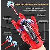 billige Originale leker-spider launcher spider silke spider hero mann spinner silke hansker svarte barneleke gutt myke kuler kan lanseres halloween gave til julegaver