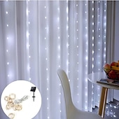olcso USB-tápellátás-lámpák led függöny lámpák 3*3 méteres színes fények csillagos jégcsap fények karácsonyi fények