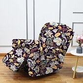 cheap Recliner Chair Cover-Stretch Recliner Covers Recliner Covers 1 Seater Armchair Couch Slipcover with Elastic Loop, Anti-cat Scratch Furniture Protector for Kids, Pets, Dogs, Cats