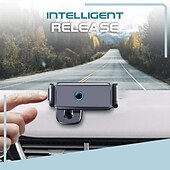 billiga Hållare till bilen-bil smart elektrisk låsning mobiltelefon stödhållare foriphone forxiaomi luftventil klämma stativ automatisk induktionsfäste
