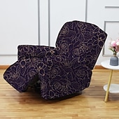 cheap Recliner Chair Cover-Stretch Recliner Covers Recliner Covers 1 Seater Armchair Couch Slipcover with Elastic Loop, Anti-cat Scratch Furniture Protector for Kids, Pets, Dogs, Cats