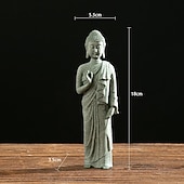 levne Sochy-socha buddhy - ideální pro zenovou zahradu, rybí akvárium, jógu, bonsaje a další - duchovní dekorace feng shui a ozdoby čajovníku pro štěstí