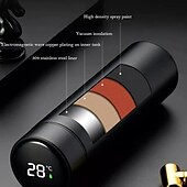 abordables appareils électroménagers-480 ml tasse thermos numérique affichage intelligent de la température bouteille d&#039;eau conservation de la chaleur flacon thermos sous vide pour café thé
