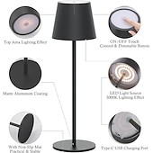 abordables Lámparas de mesa-Lámpara de Mesa Recargable / Regulable Contemporáneo moderno Batería de Li-batería incorporada Para ABS