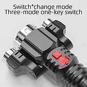 levne taktické svítilny-super jasná led svítilna usb nabíjecí taktická svítilna lovecká svítilna venkovní nouzový kempingový světlomet