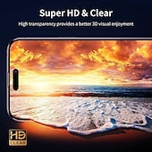 Χαμηλού Κόστους iPhone Προστατευτικά Οθόνης-3 τμχ Προστατευτικά Οθόνης Για Apple iPhone 16 iPhone 15 Pro Max Plus iPhone 14 13 12 11 Pro Max Mini X XR XS Max 8 7 Plus Σκληρυμένο Γυαλί Anti-Spy προσωπικών δεδομένων Επίπεδο σκληρότητας 9H