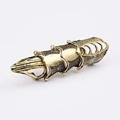 cheap Accessories and More-Gothic Punk Spike Armor Rings: Add Edge to Your Look with Hinged Knuckle Joints