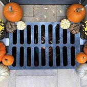 olcso Halloween hálószoba-halloween bohóc padlószőnyeg lábtörlő 3D nyomtatás csapda nappali hálószoba éjjeli szőnyeg
