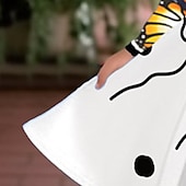 economico Abito farfalla 3D-ragazze&#039; 3D Pop art Farfalla Vestito Manica lunga Stampa 3D Estate Autunno Sportivo Giornaliero Per eventi stile sveglio Informale Bellissimo Bambino 3-12 anni Abito casual Abito linea A Sopra il