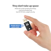 cheap USB Hubs-USB Bluetooth 5.1 Adapter for PC Speaker TV 4 In 1 Wireless Music Audio Receiver 3.5mm Jack AUX Transmitter