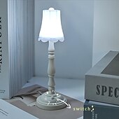billige Bordlamper-retro nattlys sovesal soverom nattbord øyebeskyttelse liten lampe nattbord europeisk mini ornament dekorasjon hjem gaver