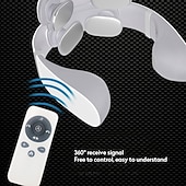 cheap Body Massager-Wireless Electronic Neck Massager 4D Shiatsu Cervical Massager Stiff Neck Massage Health Care Therapy Pulse Pain Relief