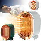 お買い得  暖房器具-ポータブル電気ヒーター サーモスタット付き 1200W 安全で静かな PTC セラミックヒーター 最大 20 平方メートルまで加熱 屋内 冬 温風送風機 ミニ ラジエーター ヒーター ファン 家庭用 寝室 バスルーム オフィス ro