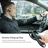 economico Cuffie TWS wireless-Auricolare Bluetooth V5.0 Cuffie Wireless Handsfree con Microfono 24 Ore Cuffie da Guida 60 Giorni di Standby per iPhone Android Samsung Laptop Autista