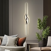 baratos Iluminação de Parede LED-lightinthebox led interior luz de parede forro desin 60cm curva interior moderno simples lâmpada de parede led acrílico lâmpada de parede é aplicável ao quarto sala de estar banheiro corredor branco