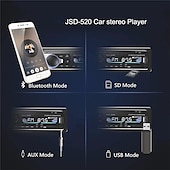 preiswerte Bluetooth Auto Kit/Freisprechanlage-Neues 12-V-Bluetooth-Autoradio, FM-Radio, MP3-Audio-Player, 5-V-Ladegerät und USB &amp;amp;sd/aux/ape/flac autoelektronik-subwoofer im armaturenbrett 1