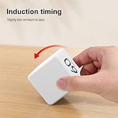 economico Elettrodomestici da cucina-cottura conto alla rovescia promemoria tempo autodisciplina timer cubo elettronico display digitale portatile multifunzionale per la vita quotidiana