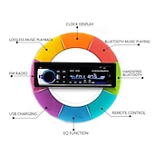 preiswerte Bluetooth Auto Kit/Freisprechanlage-Neues 12-V-Bluetooth-Autoradio, FM-Radio, MP3-Audio-Player, 5-V-Ladegerät und USB &amp;amp;sd/aux/ape/flac autoelektronik-subwoofer im armaturenbrett 1