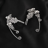 levne Příslušenství-Elf Ear Cuffs Dospělé Unisex Punková gotika předvečer Všech svatých Karneval Mardi Gras Jednoduchý karnevalový kostým