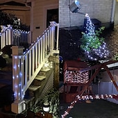 cheap Solar String Lights-Solar Copper Wire Lights Led Fairy Lights String Outdoor Waterproof Ground Plug Decorative Lights Christmas Lights
