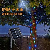 cheap Solar String Lights-Solar Copper Wire Lights Led Fairy Lights String Outdoor Waterproof Ground Plug Decorative Lights Christmas Lights