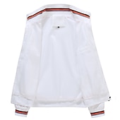 economico Giubbotti Casual-Per uomo Giacca Leggera Giacca Estiva Giacca a vento Giacca di transizione All&#039;aperto Vacanza Caldo Autunno Inverno Semplice Moda Streetwear Collo alla coreana Regolare Nero Bianco Giallo Blu Verde