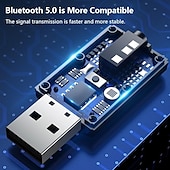 cheap Computer Peripherals-Mini USB Bluetooth 5.0 Audio Receiver Transmitter 4 IN 1 Mini 3.5mm Jack AUX RCA Stereo Music Wireless Adapter For TV Car PC