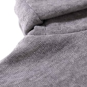 olcso férfi pulóver pulóver-Férfi Garbó Kötöttáru Férfi teknős nyakú jumper Pulóver Kötött Normál felsők Kötött Sima Körgallér Modern Kortárs Munka Hétköznapi viselet Ruházat Ősz Tél Bor Fekete S M L