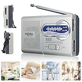 お買い得  MP3プレーヤー-オールドファッションラジオ多機能ミニポケットbc-r119ラジオスピーカー受信機伸縮アンテナラジオ受信機サポートam/fm