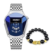 levne Quartz hodinky-Luxusní pánské quartz hodinky moderní trend cool pánské zápěstní hodinky nerezová ocel módní quartz hodinky pro muže Relogio Masculino