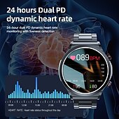 voordelige Smartwatches-iMosi tk21P Slimme horloge 1.39 inch(es) Smart horloge Bluetooth Temperatuurbewaking Stappenteller Gespreksherinnering Compatibel met: Android iOS Dames Heren Waterbestendig Mediabediening