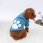preiswerte Hundebekleidung &amp; Zubehör-Hunde Katzen Pullover Modisch Casual / sportlich Winter Atmungsaktiv Outdoor Casual Kleidungs-Outfits für Hundewelpen