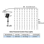olcso USB-tápellátás-lámpák led függöny lámpák 3*3 méteres színes fények csillagos jégcsap fények karácsonyi fények