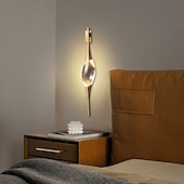 cheap Crystal Wall Lights-Crystal Wall Light Indoor Liner Design 60cm Minimalist Design Wall Sconce, Clear Glass Lampshade Wall Lamp,Decorative Wall Light for Bedroom Living Room Background Wall Lights 110-240V