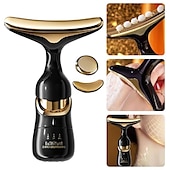 cheap Facial Care Device-3 in 1 Face Neck Massager ION LED Photon Therapy Facial Lifting Beauty Devices Remove Double Chin Anti Wrinkle Skin Care Tools