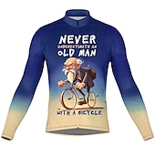 男性用 サイクリングジャージー グラフィック 文字&番号 長袖 バイク ジャージー トップス 3つのリアポケット付き マウンテンサイクリング ロードバイク 速乾性 反射性ストリップ 後ポケット 吸汗性 スポーツ ブラック レッド ネービーブルー 衣類 お買い得  メンズジャージ-男性用 サイクリングジャージー グラフィック 文字&番号 長袖 バイク ジャージー トップス 3つのリアポケット付き マウンテンサイクリング ロードバイク 速乾性 反射性ストリップ 後ポケット 吸汗性 スポーツ ブラック レッド ネービーブルー 衣類