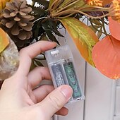 billige Halloween innendørs-22tommer Høst Kunstig Plante LED Lys Krans Hjem Høytid Utendørs Hage Fest Frontdør Vegg Dekorasjon Halloween