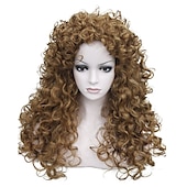 cheap Historical Wigs-Synthetic Heat Resistant Hair Long Curly Wigs Cosplay Women Wig Halloween Wigs