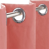 お買い得  ブラックアウトカーテン-遮光カーテン ドレープ ファームハウス ハトメ/アイレット カーテンパネル リビングルーム ベッドルーム 引き戸カーテン キッチン バルコニー 窓 トリートメント 断熱