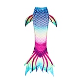 olcso Lányok jelmezei-Sellő Ariel Mermaid Tails Fürdőruha Bikini Hableány Szabadság for Lány Gyermek Álarcos mulatság