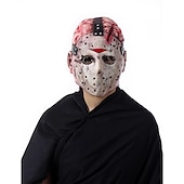 olcso Maszkok-Jason Vorhees Jason Voorhees Halloween Maszk Halloween-kellékek Vicces Ijesztő jelmez Felnőttek Férfi Női Mindszentek napja Farsang Egyszerű Halloween jelmezek Kiöltözik
