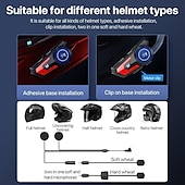 cheap Motorcycle Helmet Headsets-X7 Bluetooth 5.0 Motorcycle Helmet Headset Headphone Wireless Motorcycle Handsfree Stereo Earphone MP3 Speaker Waterproof