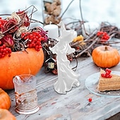 お買い得  ハロウィンライト-クラッカーバレル魔女ハロウィーンの装飾ゴーストランタン顔のない幽霊彫刻魔女ゴーストランプ地獄の使者保持ランタン像リアルなハロウィーンのテーマ小道具