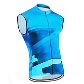 levne Pánské dresy-Pánské Dámské Cyklovesta Grafika Bez rukávů Kolo Vrchní část oděvu se 3 zadními kapsami Horská cyklistika Silniční cyklistika Rychleschnoucí Yumuşak Reflexní pásky Zadní kapsa Sportovní čern