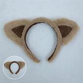 cheap Hair Styling Accessories-Handmade Cute Lolita Hair Ornaments Animal Ears Headdress Cosplay Props Lo Mother Cat&#039;S Ears (Steamed Cat-Ear Shaped Bread) Hair Hoop