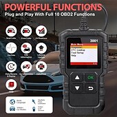 levne OBD-meta launch x431 creader /cr3001 obd ii plný výkon umí číst kódovou kartu moře