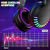 levne TWS Pravá bezdrátová sluchátka-bezdrátová BT sluchátka s potlačením hluku hifi stereo zvuk mikrofon hluboké basy proteinové náušníky duhové rgb podsvícení dobíjecí přes ucho sluchátka pro pc mac hra cestovní třída domácí kancelář
