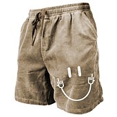 cheap Men&#039;s 3D Sweat Shorts-Men&#039;s Sweat Shorts Beach Shorts Terry Shorts Drawstring Elastic Waist 3D Print Graphic Prints Breathable Soft Short Daily Holiday Streetwear Cotton Blend Casual Athleisure Blue Green Micro-elastic